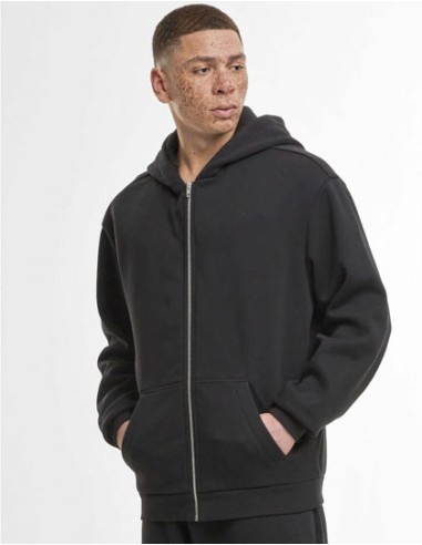 BUI-BY443-Loose Fit Zip Hoody